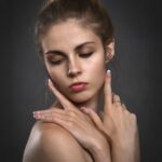 girl, hands, portrait